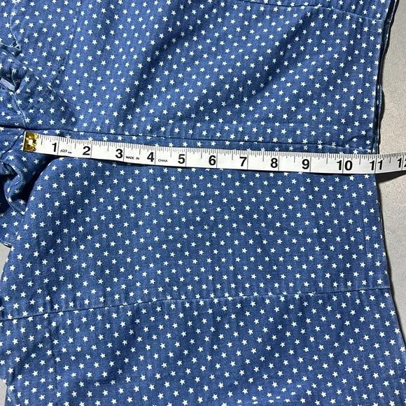 Womens shorts size L with stars and scalloped edge - Picture 6 of 9